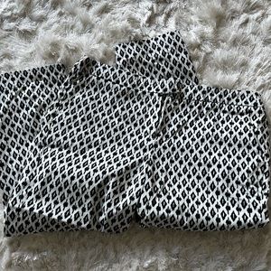 Black & White Ankle Pants